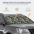 thumbnail image 4 of Sikiie Lilies Flowers Print Foldable Car Windshield Sun Visor, Car Window Sunshade Suitable for Sedan, SUV and Truck Car Accessories-Medium, 4 of 6