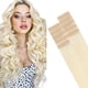 thumbnail image 1 of Cinta adhesiva HOTBANANA para extensiones de cabello, 30 g, rubio platino, 56 cm, 1 of 7
