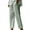 A Green, variant on Womens Pants Casual Linen Pants Home Wear Striped Solid Lightweight Spring Summer Trousers Relaxed Fit Blue XXXL
