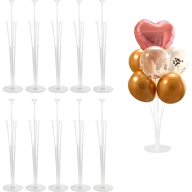 Soporte de Globos para Mesas, Kit de soportes para globos para decoración de fiestas y bodas Puede ser reutilizado