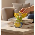 thumbnail image 2 of STPgoods Angel of Happiness Ceramic Hanging Wall Decoration 7.5x6.3" (19x16 cm) Handmade Wall Charm Outdoor Indoor Home Decor, 2 of 7