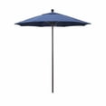 thumbnail image 6 of California Umbrella 7.5' Venture Series Patio Umbrella With Matted White Aluminum Pole Fiberglass Ribs Push Lift With Sunbrella 2A Linen Sesame Fabric, 6 of 7