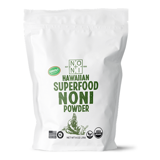 Healing Noni Organic Noni Fruit Powder 1 Pack of 8oz Bag