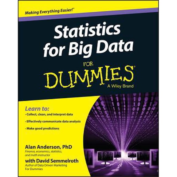 Pre-Owned Statistics for Big Data for Dummies (Paperback) 1118940016 9781118940013