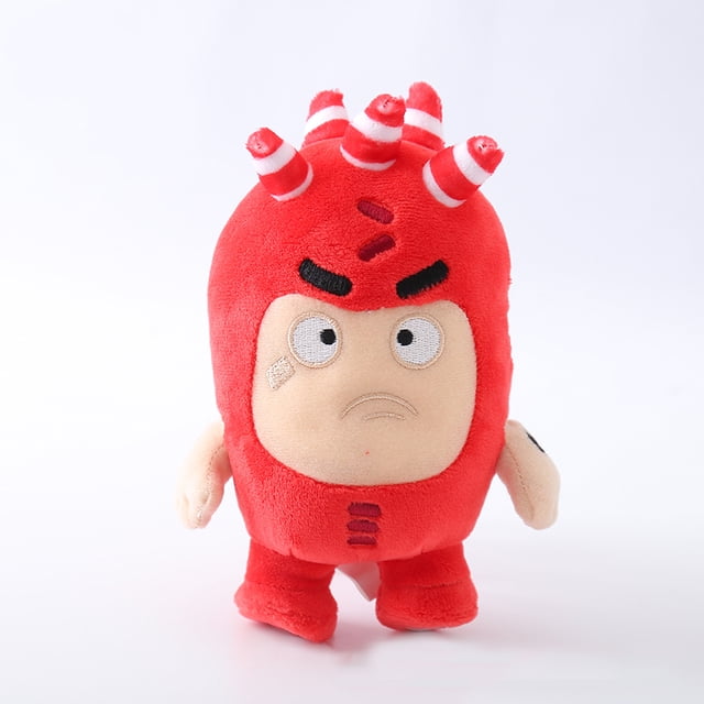 1 Pcs 24CM Oddbods Newt Buuble Pogo Zee Jeff Fuse Slick Plush Dolls