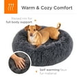 Best Choice Products SelfWarming Plush Faux Fur Donut Calming Dog Bed