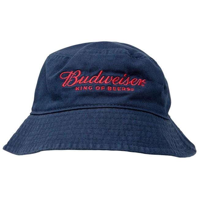 Budweiser Blue One Size Stretch to Fit Cap Hat 