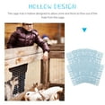 thumbnail image 5 of LOLIPPYY 8Pcs Bunny Cage Foot Mats with Support Bottom and Scissor Cut Design for Practical Pet Cage Use, 5 of 5
