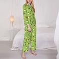 thumbnail image 3 of Fotbe Guinea Pigs Conjunto de Pijama de Manga Larga para Mujer con Estampado, Ropa de Dormir de 2 Piezas, Conjunto de Casa Suave y Cómodo con Bolsillos-Large, 3 of 7