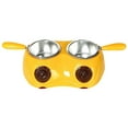 thumbnail image 2 of LINMOUA Electric Chocolate Melting Pot, Melting Pot Chocolate Fondue Melting Machine With Double Pot Kitchen，Candy Melts Candy And Chocolate Melting Pot Yellow, 2 of 6