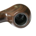thumbnail image 5 of Pipa de tabaco con pulido de alto estándar, pipa para fumar de madera con soporte para pipa de tabaco, diseño doblado clásico, pipas de tabaco de palisandro para fumar, 5 of 5