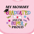 thumbnail image 4 of Inktastic My Mommy Graduated and I'm Super Proud Boys or Girls Baby Bib, 4 of 4