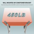 thumbnail image 5 of Stainless Steel Mini Split Bracket Wall Mounting Support For Outdoor Window Air Conditioner Heat Pump Systems, Universal, 9000-18000 Btu Condenser (90, 5 of 5