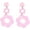 N pink-1, variant on 60s 70s Vintage Daisy Flower Floral Drop Dangle Earring for Women Bohemian Retro Resin Acrylic Petal Statement Earring Lovely Jewelry Birthday Gift