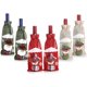 thumbnail image 1 of Juego de 6 botellas de vino navideñas, bolsa de regalo para botellas navideñas, bolsas de vino, bolsa para botellas de vino navideñas para fiestas navideñas, festivales en casa, decoraciones de Pascua, 1 of 4