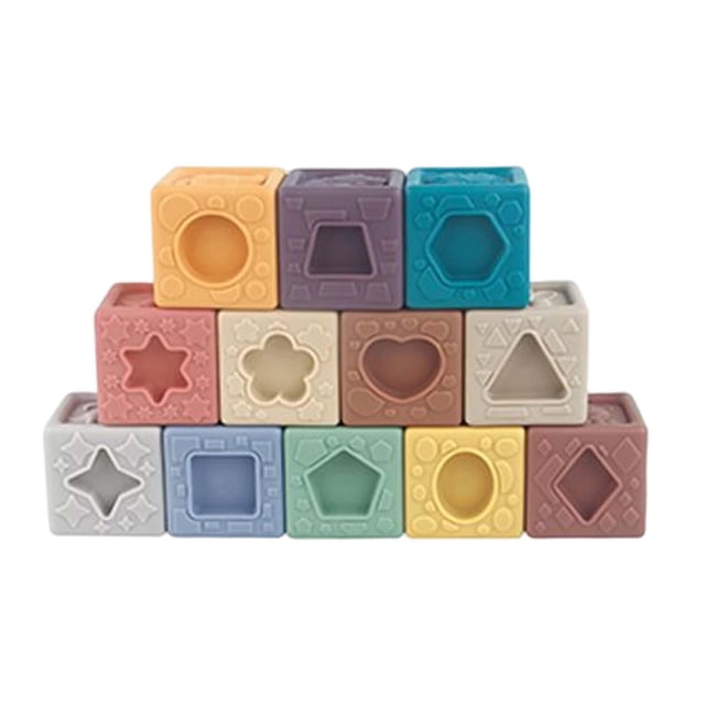 Apilador Montessori,Juego Montessori Stack Nesting Toy Soft Stacker,Juguete de apilamiento de aprendizaje educativo Montessori,Juguete apilable Habilidades motoras Actividad Macarena Apilador Montessori