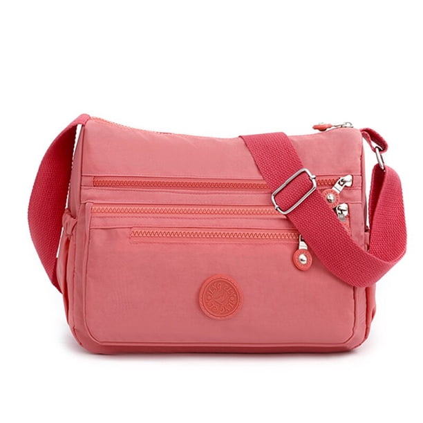 Bolso de hombro de gran capacidad para mujer, bolsa de cosméticos de moda de poliéster, bolso cruzado Simple y versátil Fivean unisex