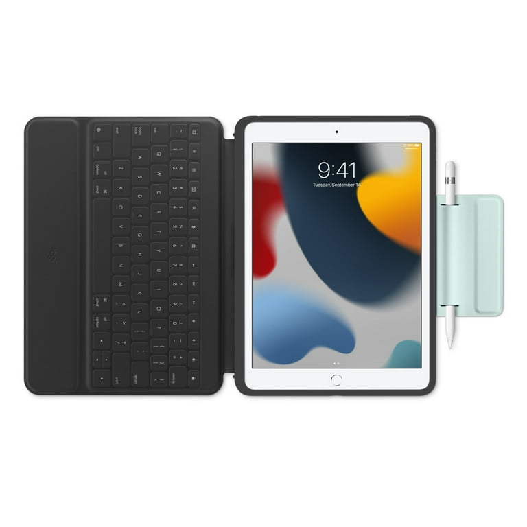 Rugged Folio Keyboard Case for iPad 7th/8th Gen, Gray Rugged Folio Keyboard Case for iPad 7th/8th Gen, Gray