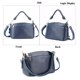 thumbnail image 3 of Bolso pequeño de lujo de piel auténtica, tipo bandolera, con asa superior, para mujer, 3 of 5