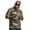 C_ Camouflage, variant on Men's Dot Navy Pixel Camo Balaclava Hoodie with Kangaroo Pouch, Stretch Sun-Block Long-Sleeve, Light Weave for Bay Casting Multicolor S