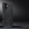 thumbnail image 4 of Allytechgroup for iPhone 16 Pro Max Case Compatible with MagSafe PU Leather Soft TPU Bumper Hard Back Military Grade Shockproof Magnetic Case, Black, 4 of 6