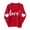 Red-J, variant on Valentine Sweatshirts For Kids Crew Neck Long Sleeve Cute Print Pullover Tops Casual Loose Stylish Clothes (1-2 Years, Red-R)