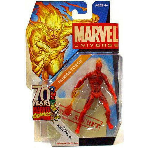 70 Years of Marvel Comics Human Torch Action Figure