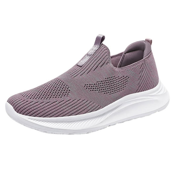 SUNSIOM Women Breathable Mesh Sneakers Outdoor Slip on Walking Shoes for Gym Casual Office Work