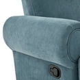 thumbnail image 5 of Christopher Knight Home Manual Recliner Chair with Swivel Rocker for Living Room, Chenille Upholstery, Sky Blue, 5 of 13