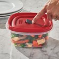 thumbnail image 3 of Contenant de conservation des aliments Rubbermaid avec couvercle à évent Easy Find Lids, couvercle rouge, 1,2&nbsp;L (5&nbsp;tasses), 3 of 7