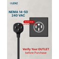thumbnail image 2 of Adaptador LENZ NEMA 14-50 240 V 32 A 40 cm para Tesla Gen 2-3, 2 of 7