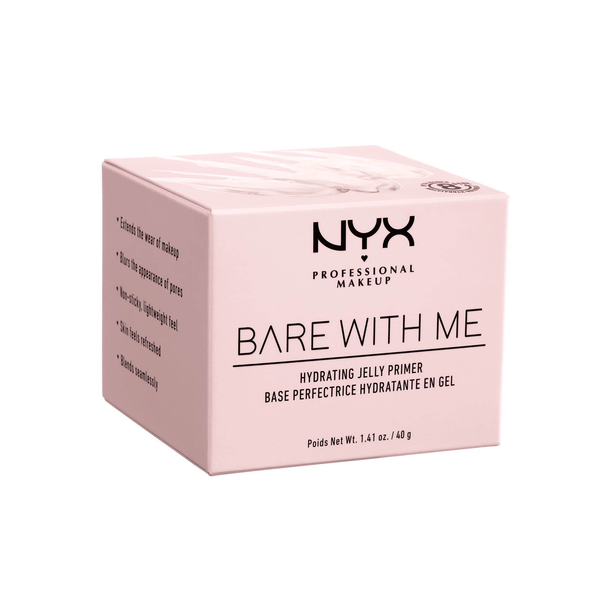 Nyx Professional Bare With Me Hydrating Jelly Primer, Gripping Face