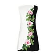 thumbnail image 4 of Ovzne Robes d'Été pour Femmes Robe pour Femme Robe de Printemps et d'Été pour Femmes Vacances Boutonnée Col en V à Bretelles Robe Haut Robe de Vacances Imprimée Liquidation, 4 of 5