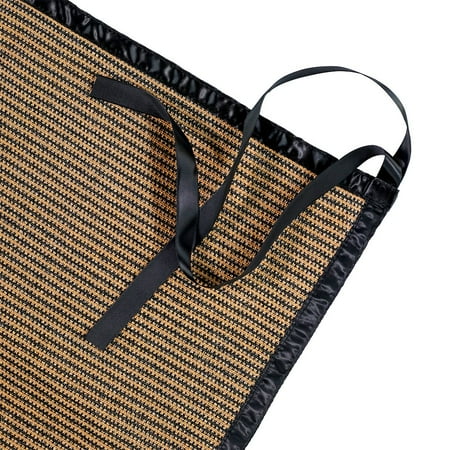 Shatex Shade Panel Block 90% of UV Rays with Ready-tie up Ribbon for Pergola/Greenhouses/Carport/Porch 6x20ft Coffee