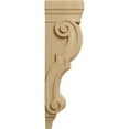 thumbnail image 3 of Ekena Millwork 8"W x 9"D x 30"H Large Jumbo Traditional Wood Corbel, Cherry, 3 of 4