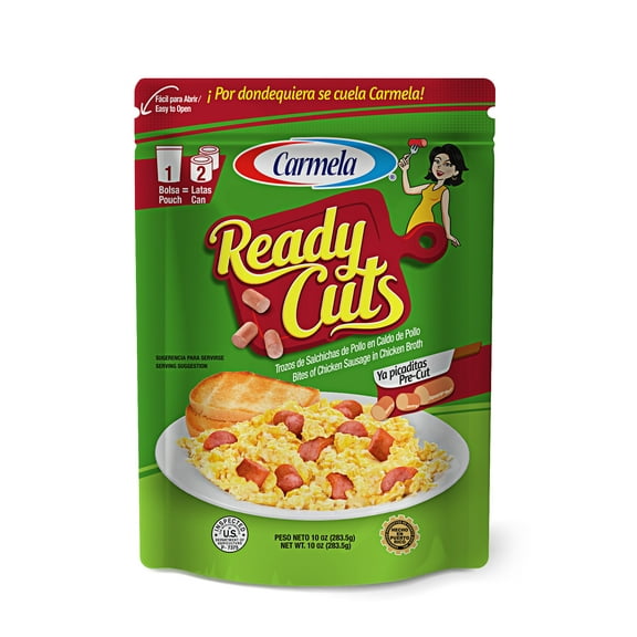 Carmela Ready Cuts Chicken Sausage, 10 oz Pouch