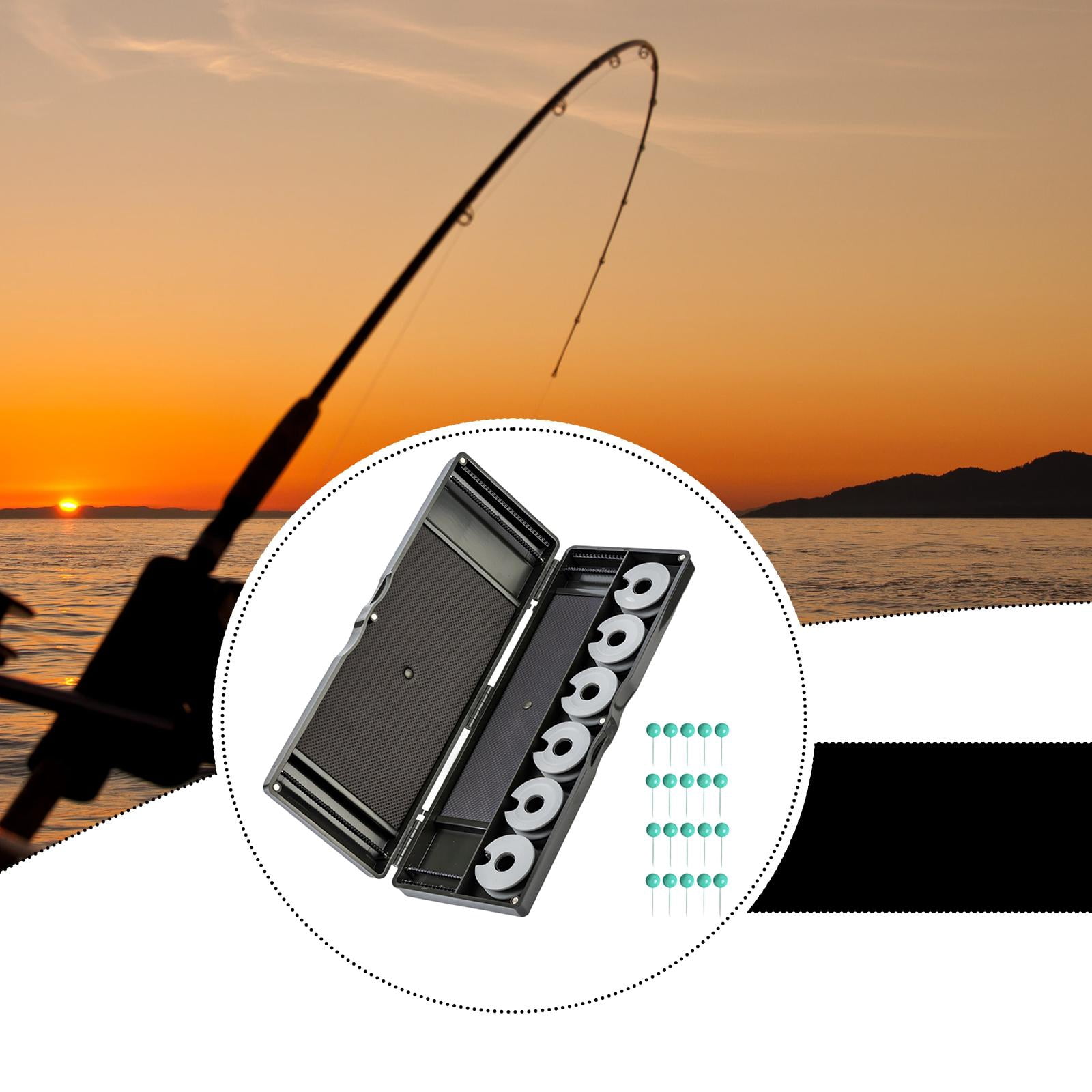 Wswqop Carp Fishing Rig Box Versatile Gear Organizer Fishing Hook Line Assembly Storage