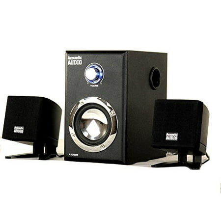 Acoustic Audio AA3009 Home 2.1 Speaker System for Multimedia Computer (Best Home Multimedia System)