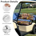 thumbnail image 6 of HUIACONG Highland Calf Universal Golf Cart Seat Covers for EZGO RXV 2 Passenger Golf Cart, Sweat Absorption Stain-Resistant Golf Cart Seat Covers 2 Piece, 6 of 7