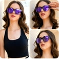 thumbnail image 3 of FEISEDY Women Men Polarized Fit Over Sunglasses Oversized Trendy Square Cat Eye Wear Over Glasses B2849, 3 of 18