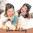 thumbnail image 4 of Disketp Coffee-Drinking Skull Winter Beanie for Men Women Beanie Knit Hat Cuffed Cap Beanie Knit Chunky Snow Cap, 4 of 6