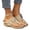 Beige_032, variant on Domuza Orthopedic Casual Sandals for Women Slip on Non Slip Arch Support Summer Flat Sandals Wide Width Work Shoes 2026 Comfortable Orthopedic Shoes Brown 10(EU-43)