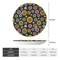 thumbnail image 2 of Disketp Colorful Sunflowers Ceramic Plate Dinner Plates Bone China Decorative Plates Art Ceramic Ornaments for Wall Hanging Decoration -6in, 2 of 6