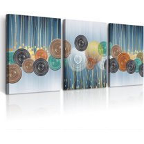 Boho Wall Art For Bedroom Wall Decor For Living Room Wall Decorations For Bathroom Modern Office Wall Paintings Abstract Canvas Wall Pictures Artwork Minimalist Home Decoration 3 Pieces