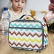 thumbnail image 2 of Bolsa isotérmica para el almuerzo | Bolsa térmica reutilizable para el trabajo, la escuela y picnics | Recipiente térmico a prueba de fugas con bolsillo frontal, 2 of 4