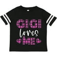thumbnail image 3 of Inktastic My Gigi Loves Me Hearts in Pink Plaid Boys or Girls Toddler T-Shirt, 3 of 5