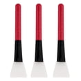 thumbnail image 2 of Mascarilla Facial de Silicona Suave Jinwen Brochas de Maquillaje Rojo, 2 of 6