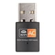 thumbnail image 4 of USBNOVEL Adaptador WiFi USB AC 600 Mbps para PC - Adaptador de red inalámbrico con banda dual 2,4 GHz, antena de alta ganancia de 5 GHz WiFi USB, Dongle WiFi para computadora portátil, 4 of 5