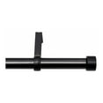 thumbnail image 4 of Umbra Cappa Expandable Single Curtain Rod 66-120" Brushed Black, 4 of 8