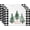 White7, variant on White Placemats Set of 4 Christmas Balls Snowflakes Table Mats Durable Heat Resistant Waterproof Place Mats 12x18 Inch for Winter Party Kitchen Dining Decor